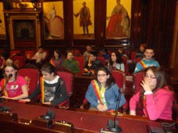 Les jeunes Conseillers morlanwelziens en visite au Parlement fédéral (Sénat)