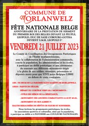 21 juillet - Fête Nationale Belge