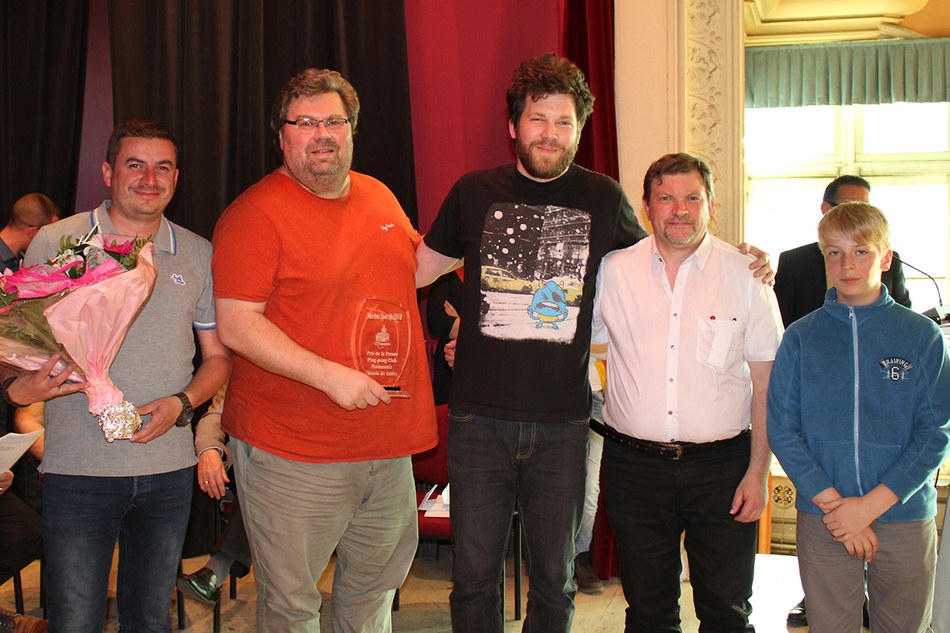 Prix de la presse : Ping-pong Club Morlanwelz (tennis de table)